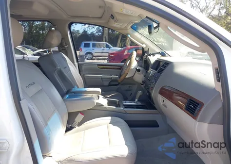 2010 Nissan Armada Platinum z USA, uszkodzony, nr VIN 5N1AA0NE8AN611934